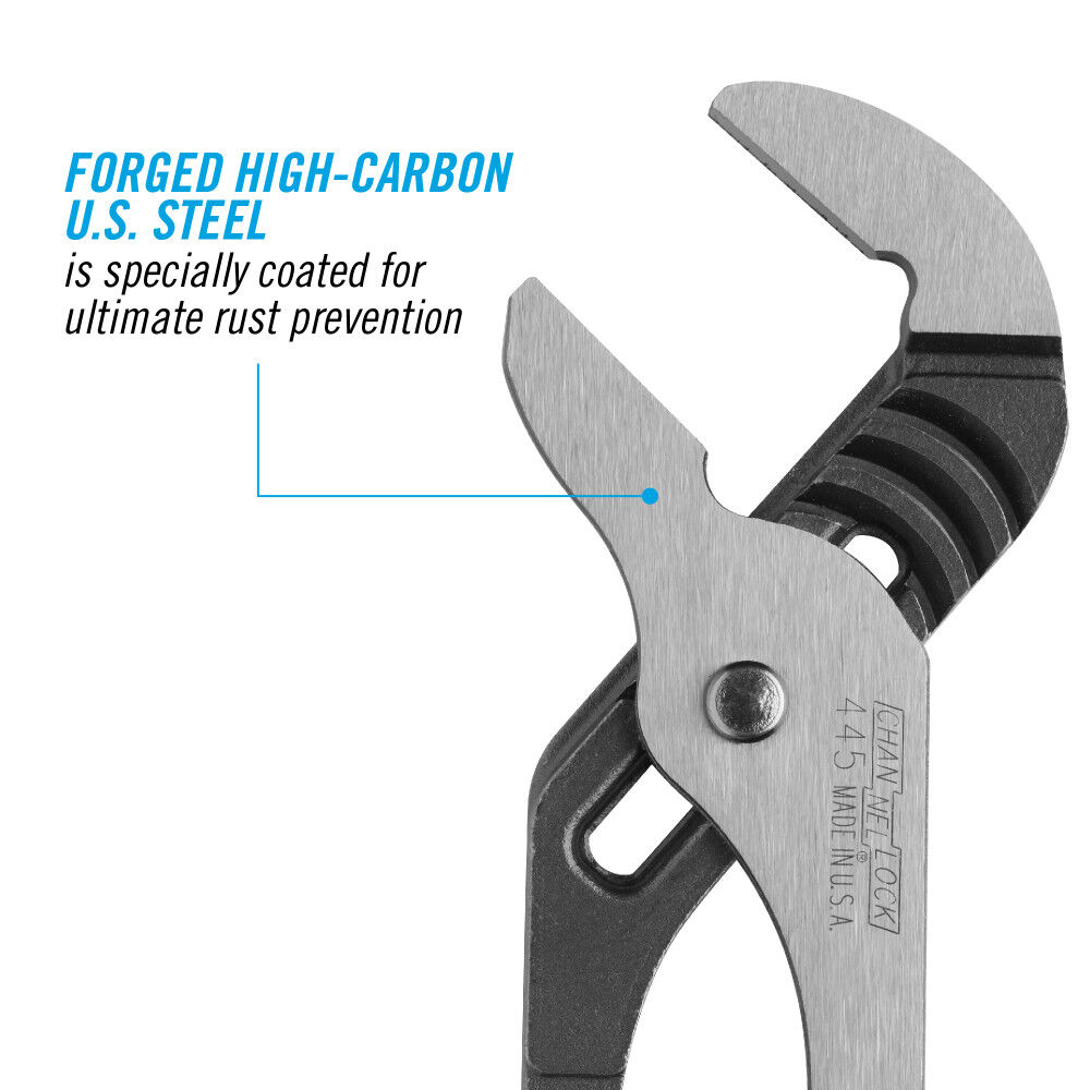 Channellock 12 Inch Smooth Jaw Tongue and Groove Pliers, large image number 3