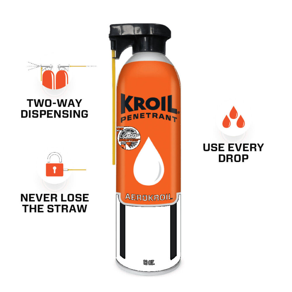 Kroil 13oz Liquid Original Penetrating Oil Aerosol Can KS132ST - Acme Tools