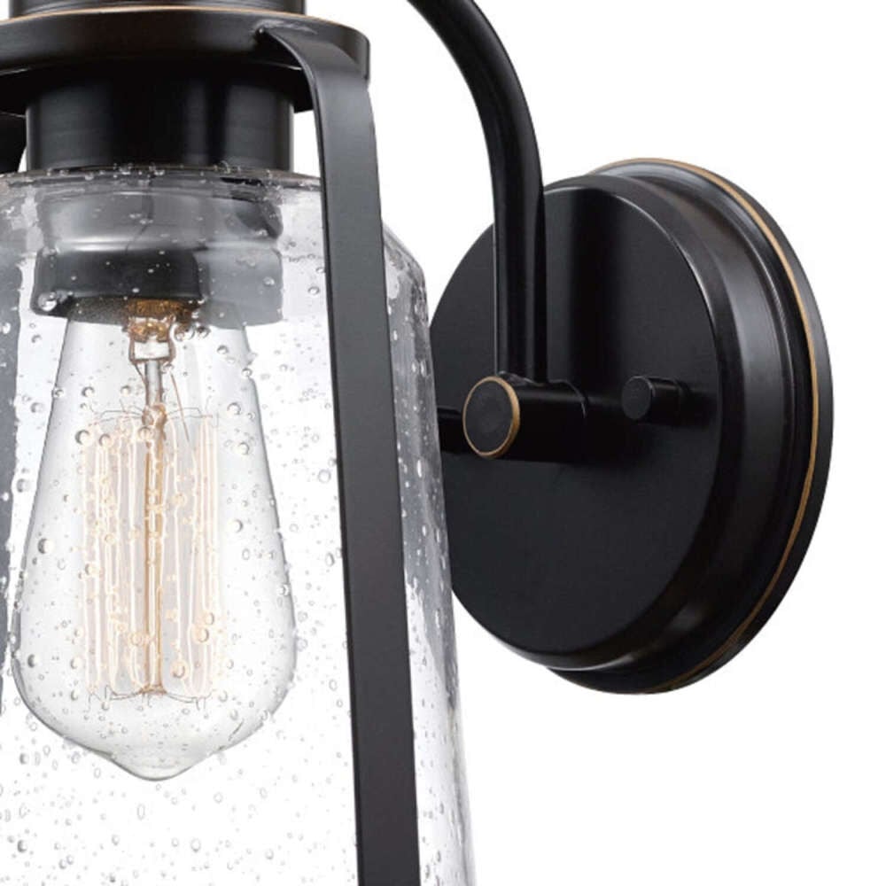 Globe Electric Wall Sconce Vintage Bronze 60W E26 Roth 1 Light, large image number 2