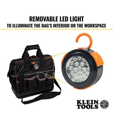 Klein Tools Tradesman Pro Lighted Tool Bag, large image number 4