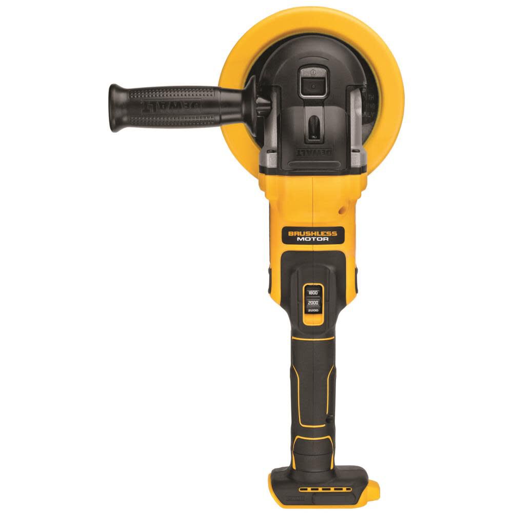 DEWALT 20V MAX XR 7 in 180mm Variable Speed Rotary Polisher Bare