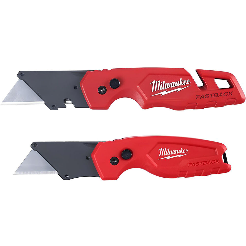 Milwaukee FASTBACK with Storage & FASTBACK Compact Knife Set - 48-22-1503
