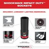 Milwaukee SHOCKWAVE Impact Duty 1/2in Drive Metric Deep 6 Point Socket Set 9pc, small image number 5