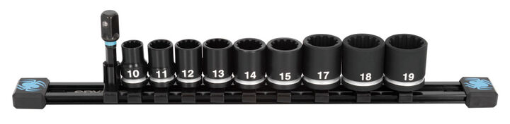Spyder 3/8 Inch Drive Metric Impact Socket Set with Adapter, 10 Pieces, large image number 7