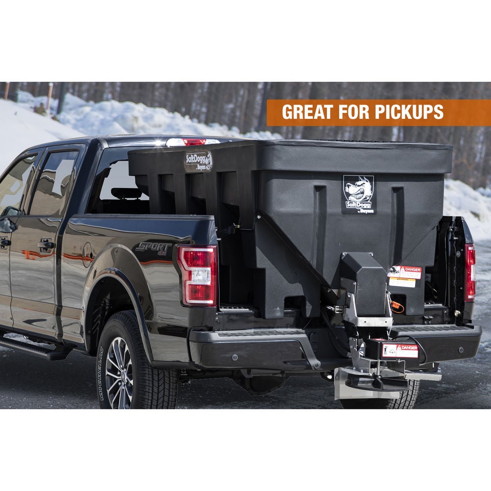 Buyers Products Company SaltDogg 1.5 Cubic Yard Electric Poly Hopper Spreader, large image number 3
