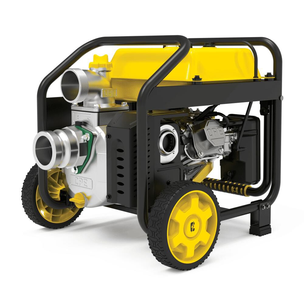 Champion Power Equipment 3-Inch Gas-Powered Semi-Trash Water Transfer Pump with Hose and Wheel Kit, large image number 6