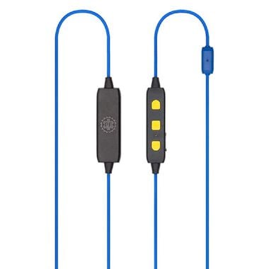 Plugfones Liberate 2.0 Noise Suppressing Wireless Headphones (Blue/Yellow), large image number 2