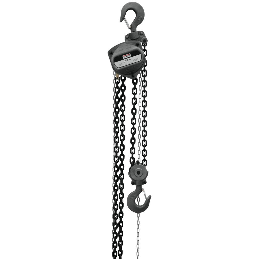 JET S90-500-20 Hand Chain Hoist 5 Ton 20 Ft. Lift - JT9-101952