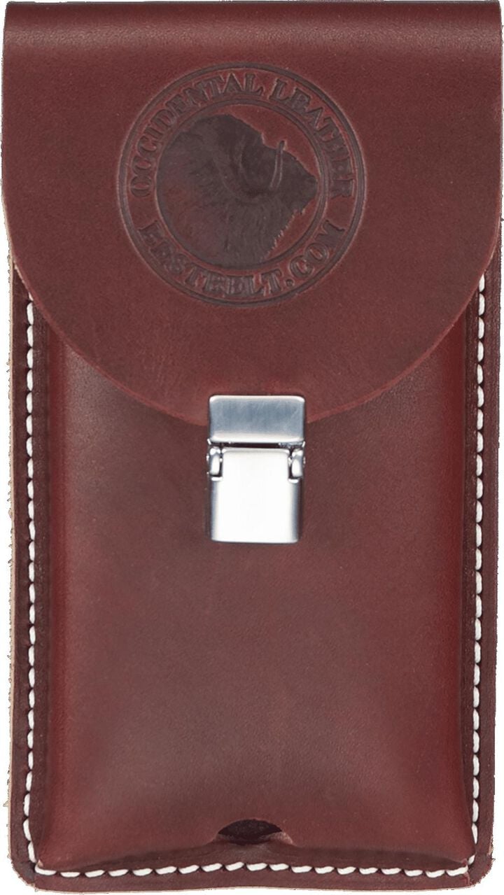 Occidental Leather Clip-On Leather Phone Holster, Large