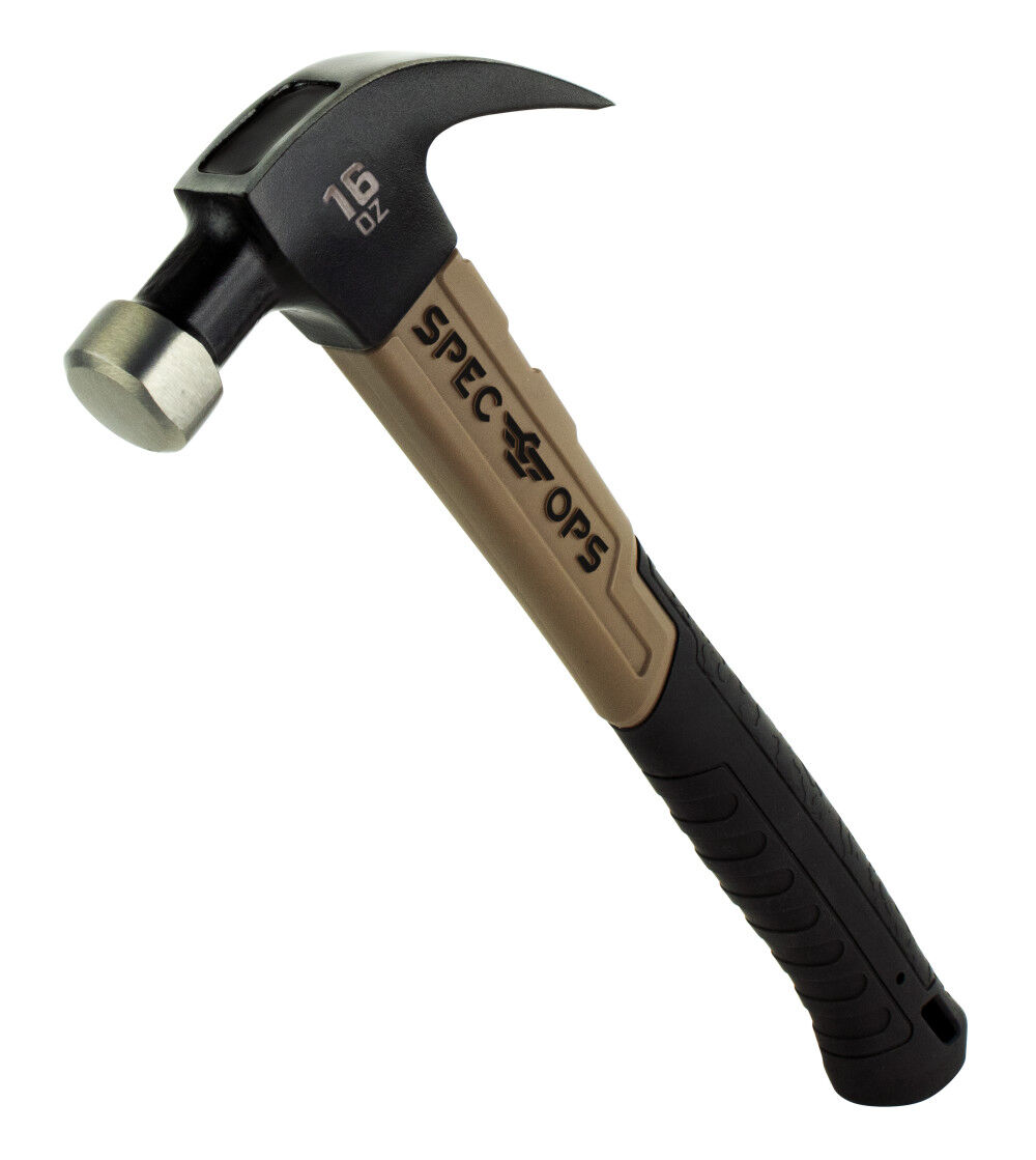 Spec Ops 16 Oz Smooth Face Curved Claw Hammer, Fiberglass Handle, large image number 11