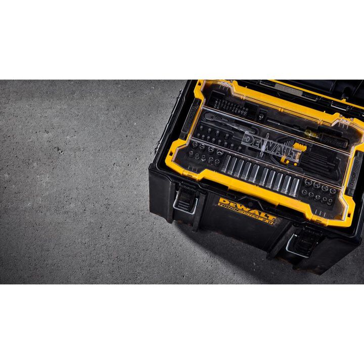 DEWALT Promotional 131 pc. 1/4 in. and 3/8 in. Mechanic Tool Set with TOUGHSYSTEM 2.0 Shallow Tool Trays, large image number 9