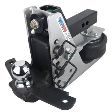 Shocker Hitch Streamline 10K Aluminum 2 Inch Air Receiver Hitch & Drop Sway Bar Tab Ball Mount 2-5/16 Inch Hitch Balls