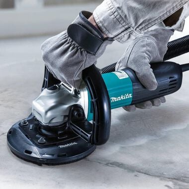 Makita 5in Concrete Planer with Dust Extraction Shroud & Diamond Cup Wheel, large image number 7