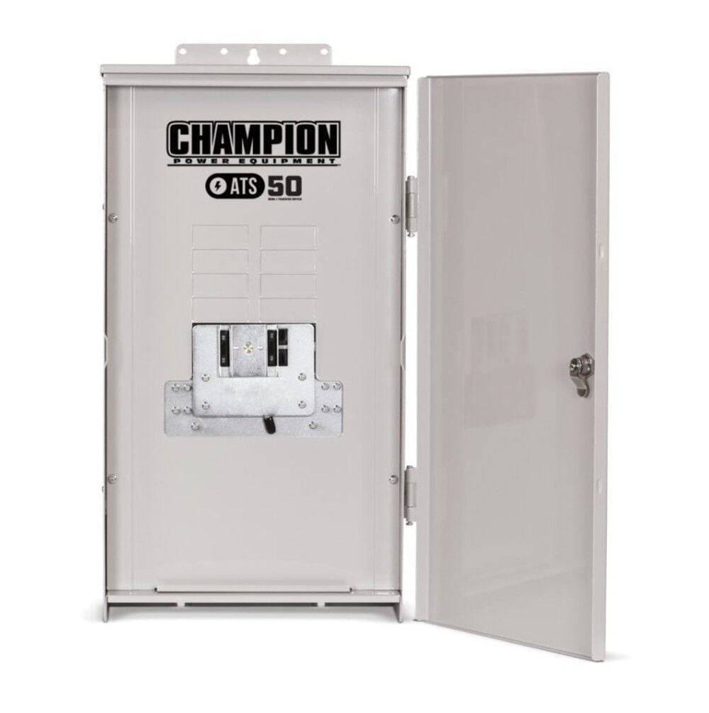 Champion Power Equipment 8500 Watt (8.5kW) Dual Fuel 50-State Air-Cooled Home Standby Generator with 50-Amp Automatic Transfer Switch, large image number 2