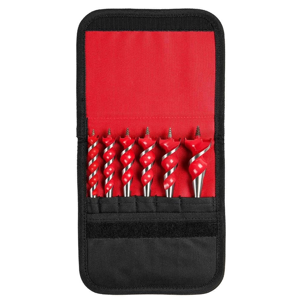 Milwaukee 6-1/2 in. SPEED FEED Wood Bit Set (6 Piece) - 48-13-0600