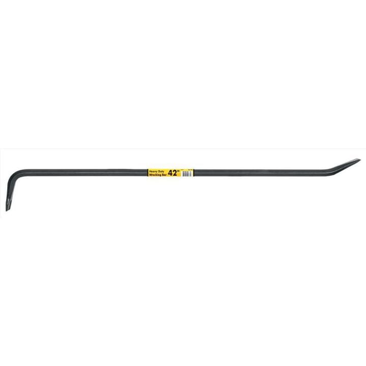 Truper 42 Inch x 3/8 Inch Forged Steel Gooseneck Wrecking Bar 1 Pack