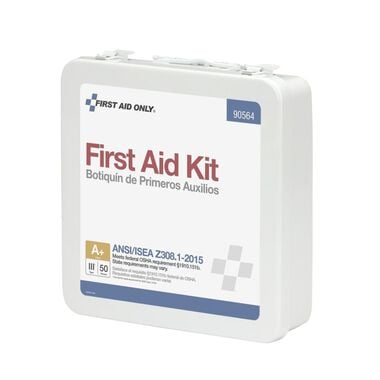 First Aid Only First Aid Kit 50 Person Bulk Metal Case