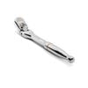 GEARWRENCH 120XP 1/4 Inch Drive Full Polish Chrome Flex Head Teardrop Ratchet, small image number 1