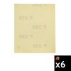 Porter Cable 5-1/2 x 4-1/2 Inch 220 Grit Aluminum Oxide Sanding Sheet 6 Pack, small image number 1