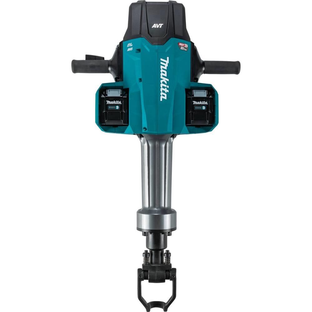 Makita 80V max (40V max X2) XGT Brushless 70 lb. 1-1/8 Inch Hex AVT Breaker Hammer 8 Ah Kit, AWS Capable with 4 Batteries, large image number 2