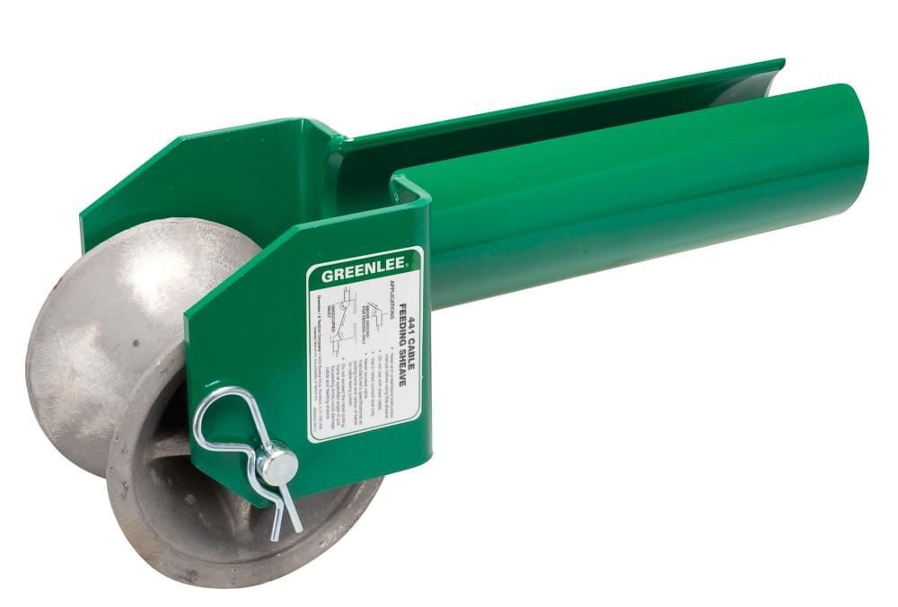 Greenlee Cable Feeding 4in Sheave, large image number 2
