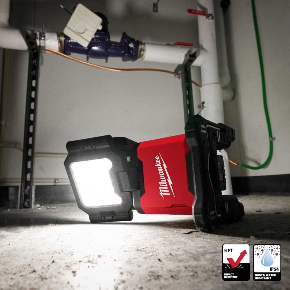 Milwaukee M18 Rover Dual Power Triple Panel Flood Area Light Bare Tool 2368 20 Simolary simolary.com 12