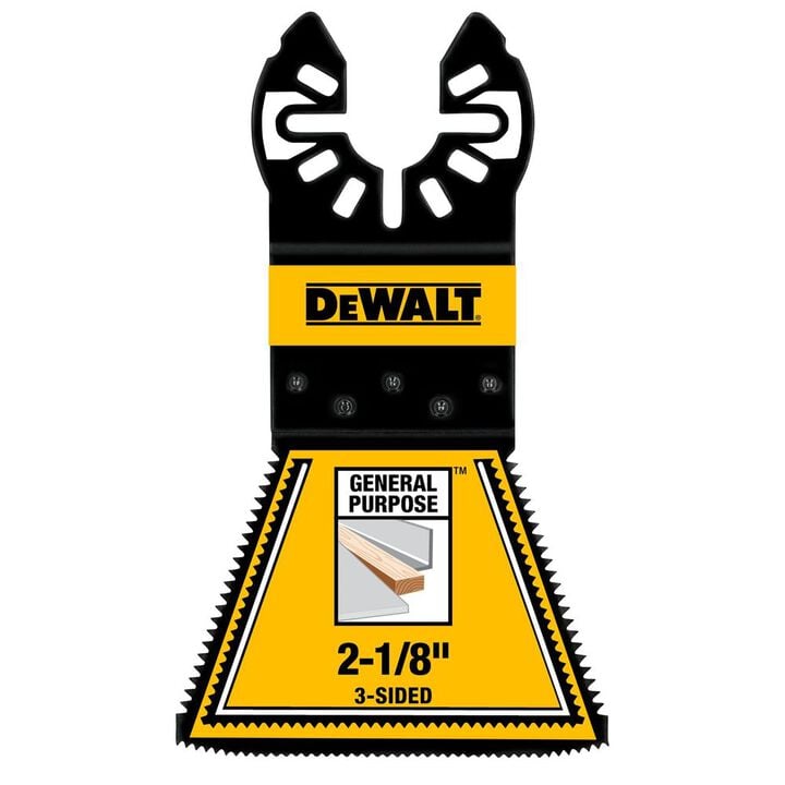 DEWALT 2 1/8 Inch General Purpose 3-Sided Oscillating Blade 1 Pack