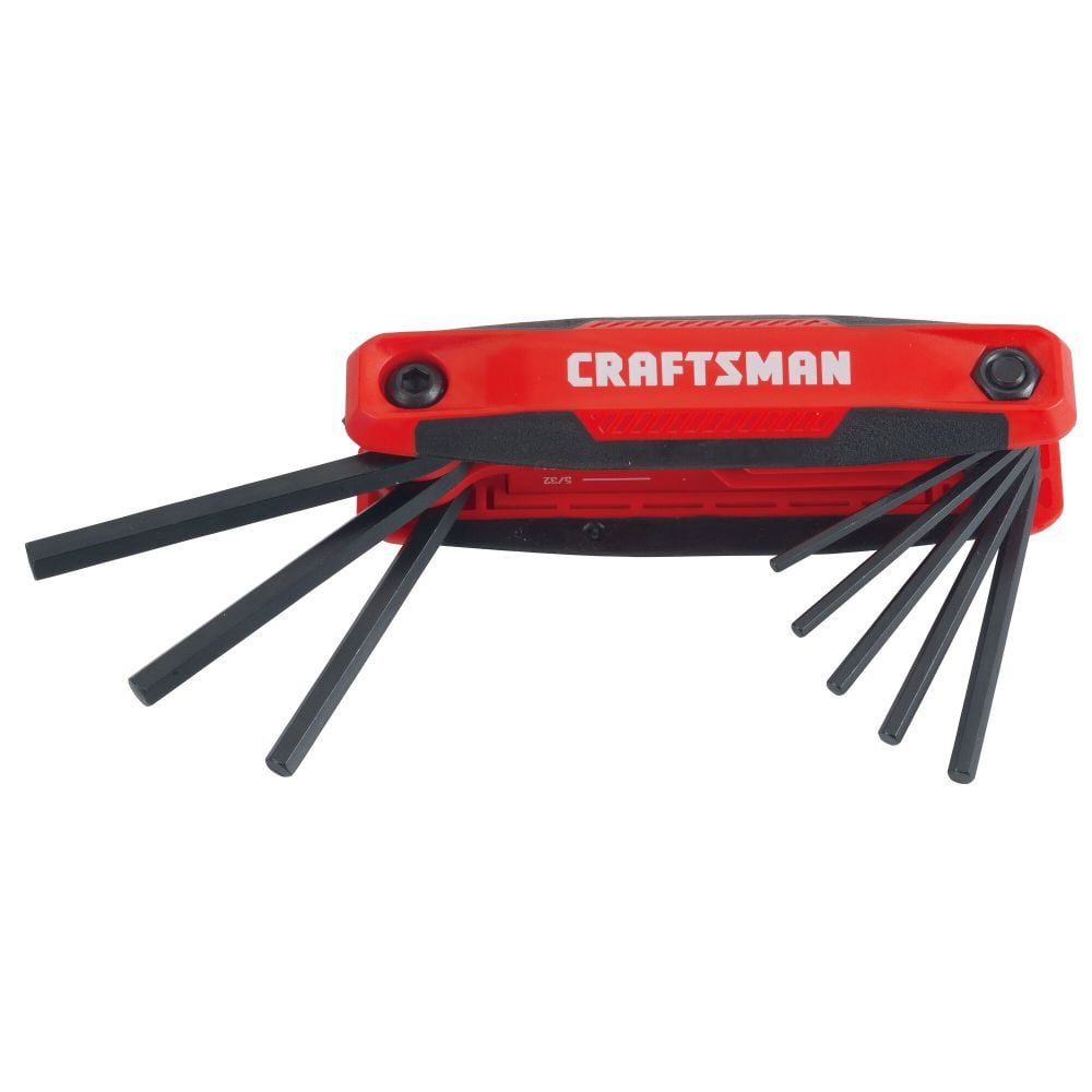 CRAFTSMAN 9-Key SAE Folding Hex Key Set, large image number 1