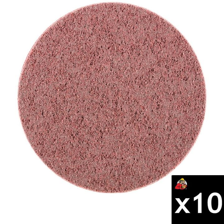 Pferd POLIVLIES 7 Inch 180 Grit Aluminum Oxide Hook and Loop Disc Bundle, 10 Pieces, large image number 0