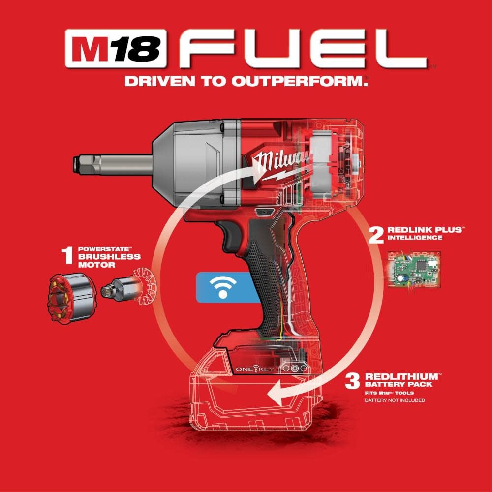 Milwaukee M18 Fuel 1 2inch Torque Impact Wrench Bare Tool 2769 20 Simolary simolary.com 10