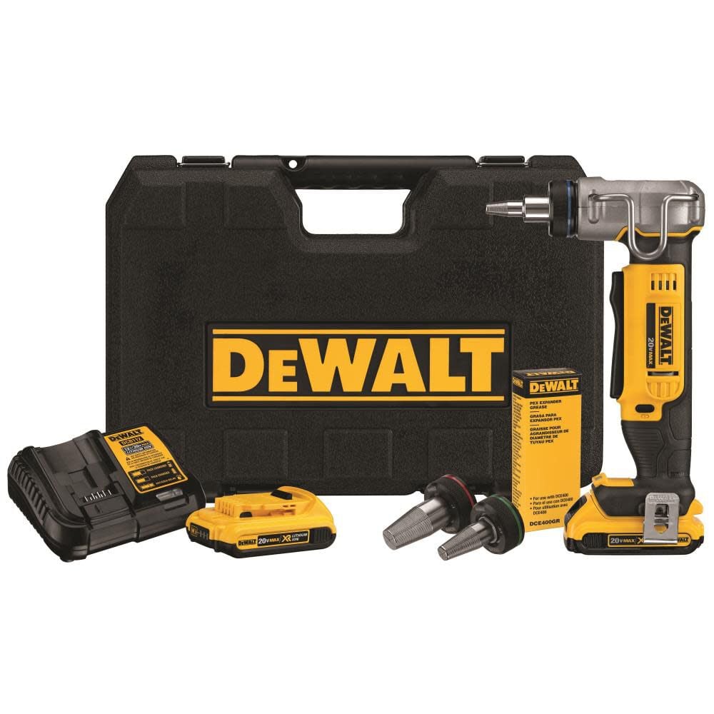 DEWALT 20V MAX XR 1-in PEX Expander Tool Kit – DCE400D2