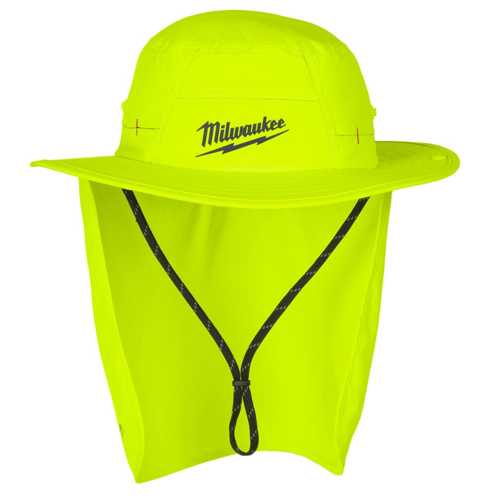 Milwaukee WORKSKIN Sunshade Hat – Yellow LXL – M770Y-LXL