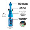 Ox Tools Pro Tuff Shot Deep Hole Marker 6 Piece Bundle, small image number 2