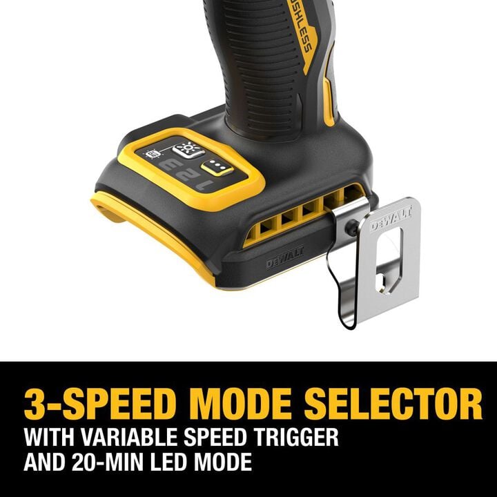 DEWALT Promotional 20V MAX XR 3-Speed 1/4 Inch High Torque Impact Driver (Bare Tool), large image number 5