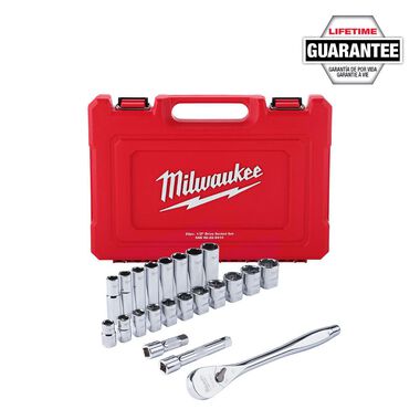 Milwaukee 22 pc. 1/2 in. Socket Wrench Set (SAE), large image number 13