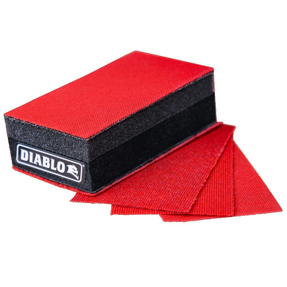 Diablo Tools Hand Sanding Block 3 2/3in x 9in Reusable, large image number 1