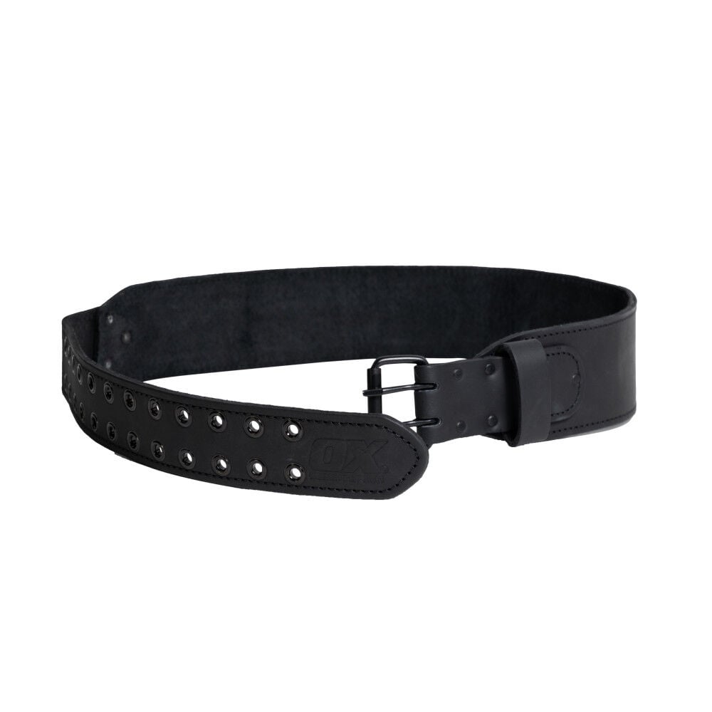 Ox Tools 3in Leather & Nylon Tool Belt with Kevlar Reinforcement, Small/Medium – OX-U268701