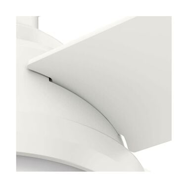 Hunter Fan Dempsey Ceiling Fan 44in Fresh White Blonde Oak/White, large image number 4