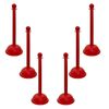 Mr Chain 3in Plastic Stanchions - 6 pack, small