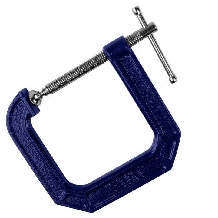Irwin Quick-Grip 100 Series Deep Throat C-Clamp, 3 in By 4 1/2 in