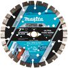 Makita Thin Kerf 7 Inch Segmented Turbo Rim Diamond Blade for Reinforced Concrete and Brick, small image number 1