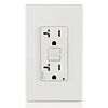 Leviton SmartlockPro AFCI/GFCI Outlet 20A 125V 2Pole White Duplex, small image number 1