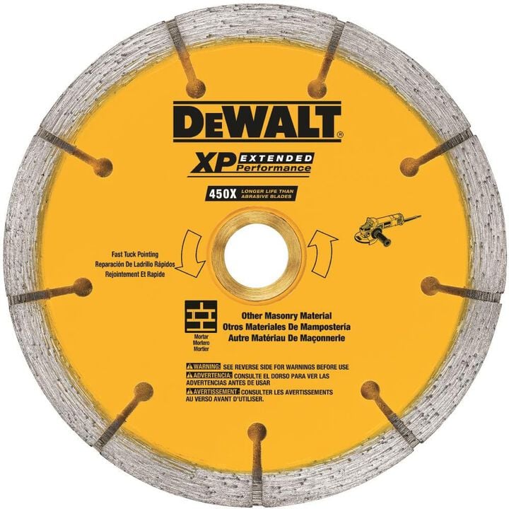 DEWALT 4.5-in x 0.250 XP Sandwich Tuck Point Blade