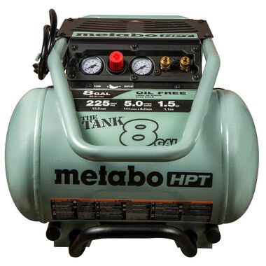 Metabo HPT The Tank 8 Gallon Trolley Air Compressor, large image number 1