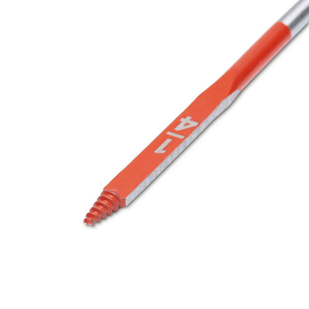 Crescent Screw Point Spade Drill Bit, 1/4 Inch x 6 Inch, large image number 4