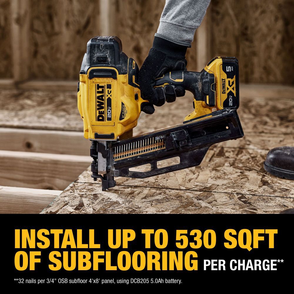 DEWALT 20V MAX Brushless 21 Degree Plastic Framing Nailer Kit DCN920P1 Acme Tools