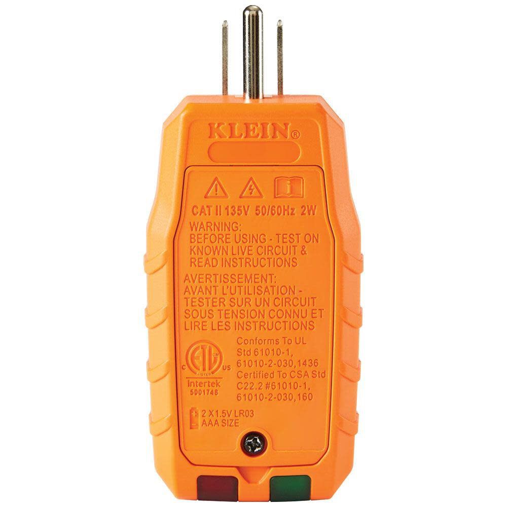 Klein Tools GFCI Receptacle Tester with LCD, large image number 6