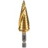 Klein Tools 3/16in to 7/8in Step Drill Bit VACO, small image number 1
