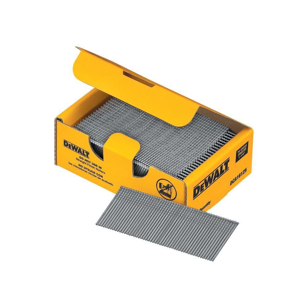 DEWALT 1 1 4 In. 20Degree 16Gauge Finishing Nails 2.5 m DCA16125 Acme Tools
