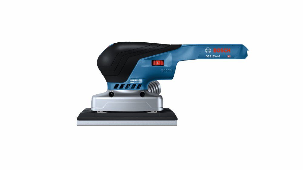 Bosch 18V 1/4 Sheet Orbital Finishing Sander (Bare Tool), large image number 12